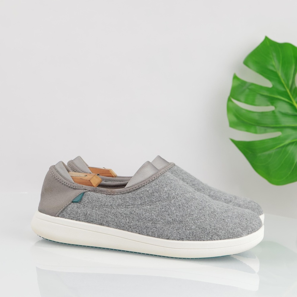 Vessi Mens Sunday Slip On Shoes Size 11 Waterproof Gray Comfort Casual Slippers
